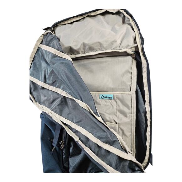 Orben LoneStar TEAL BLUE Padded Backpack With Laptop Sleeve Hiking Camping - Picture 2 of 6